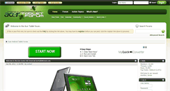 Desktop Screenshot of acertabletforum.com